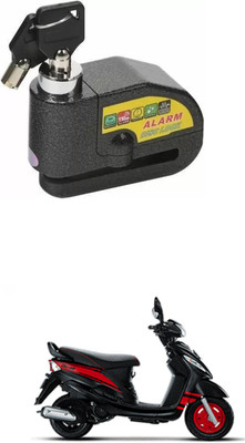 PRTEK Mahindra ALARAM BIKE DISC LOCK_UYH_137 Disc Lock(Black)