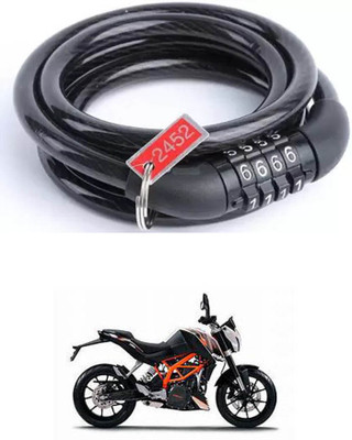 E-Shoppe Bike Number Smart Lock For Duke 390 Quick Release Lock(Black)