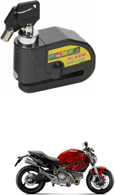 PRTEK TVS ALARAM BIKE DISC LOCK_UYH_106 Disc Lock(Black)