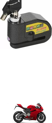 PRTEK Royal Enfield ALARAM BIKE DISC LOCK_UYH_03 Disc Lock(Black)
