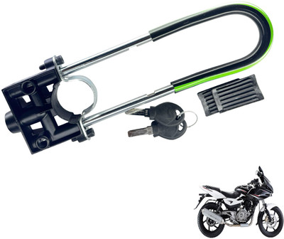 Generox Security Lock for Pulsar 220F Green and Black Pulsar 220F U Lock(Black, Green)