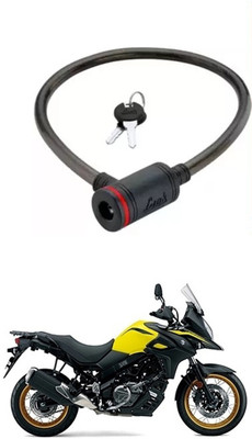 E-Shoppe Bike Cable Lock For V-Strom 650 XT Cable Lock(Black)