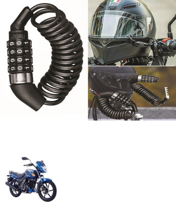 ENEMYT Multi-functional 4 Digit Combination Helmet Lock For Flame SR125 Combination Lock(Black)