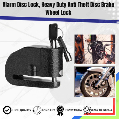 SRPHERE DS3 1 Pcs Combo Set Disc Alarm Lock Motorcycle Alarm Lock Disc Lock(Multicolor)