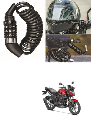 ENEMYT Multi-functional 4 Digit Combination Helmet Lock For Xblade Combination Lock(Black)