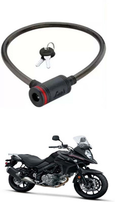 E-Shoppe Bike Cable Lock For V Strom 650 Cable Lock(Black)