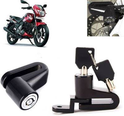 AUTO PEARL Anti Theft Heavy Duty Security Disc Lock for Fiero F2 Disc-Lock_659 Disc Lock(Black)