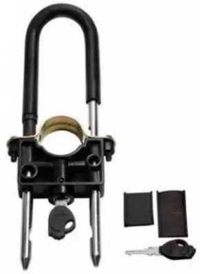 Bullkartzone Premium Wheel Lock, Folding Locks Set For Universal Bike Models Wheel Lock(Black)