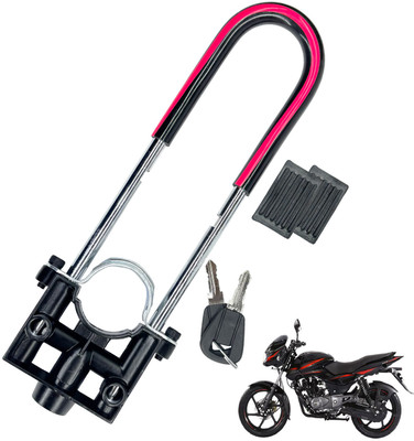 Generox Security Lock for Pulsar Heavy Duty Red and Black Pulsar U Lock(Black, Red)