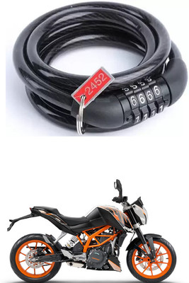 E-Shoppe Bike Number Smart Lock For Duke 390 ABS Quick Release Lock(Black)