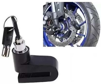 Weyride Heavy Duty Mini Bicycle Motorcycle Brake Disc/Disk Lock Security Anti-Theft Disc Lock, U Lock(Black)