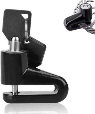 carempire Anti-theft Bicycle Motorcycle Scooter Heavy Duty Steel Lock for Brake Wheel Disc Disc Lock_B Disc Lock(Black)