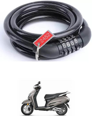 E-Shoppe Bike Number Smart Lock For Activa 125 Quick Release Lock(Black)