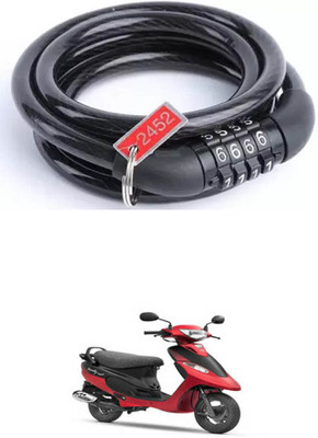 E-Shoppe Bike Number Smart Lock For Scooty Pep+ Quick Release Lock(Black)