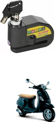 PRTEK Piaggio ALARAM BIKE DISC LOCK_UYH_170 Disc Lock(Black)