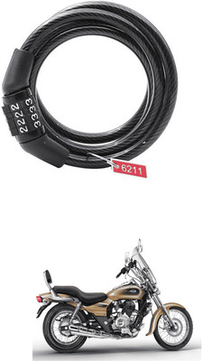 LOVMOTO universal 4 Digit Anti-Theft Protection Bike Cable Locks FOR Ave-nger universal 4 Digit Anti-Theft Protection Bike Cable Locks FOR Ave-nger Cable Lock(Multicolor)