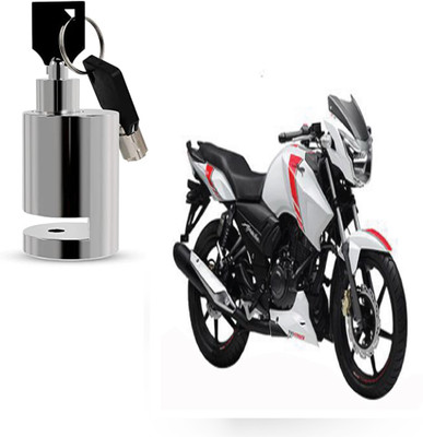CapeShoppers Mini Disk Lock-Apache Mini Disk Lock-Apache Disc Lock(Silver)