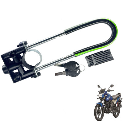 Generox Security Lock for CB Shine SP Green and Black CB Shine SP U Lock(Black, Green)