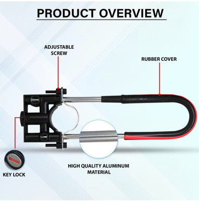 BuddyBuzz PJ_WHEEL LOCK_0010 Wheel Lock(Black)
