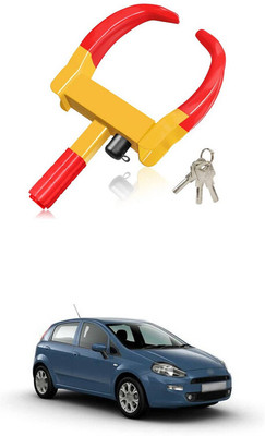 LOVMOTO Universal Anti-Theft Vehicle Wheel Lock Anti-Theft Tyre Lock for Pun-to Wheel Lock(Multicolor)