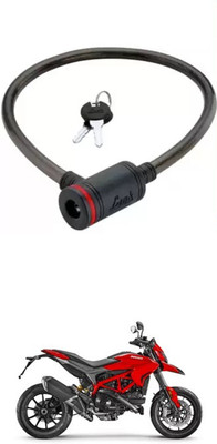 E-Shoppe Bike Cable Lock For Hypermotard 939 Cable Lock(Black)