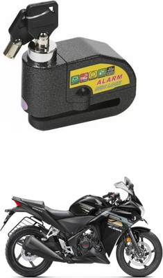 PRTEK Honda ALARAM BIKE DISC LOCK_UYH_37 Disc Lock(Black)