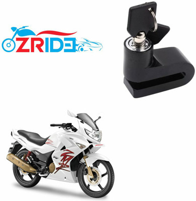 ZRIDE Anti-Theft Disc Brake Security Lock Waterproof Resistance Bike For Hero Karizma ZMR Disc Lock(Black)