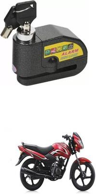 PRTEK TVS ALARAM BIKE DISC LOCK_UYH_147 Disc Lock(Black)