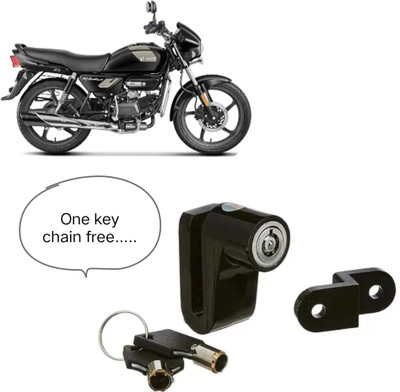 Sunriders Anti Theft Heavy Duty Security Disc Lock for Hunter 350 DISH LOCK09 Disc Lock(Black)