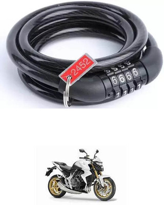 E-Shoppe Bike Number Smart Lock For CB 1000R Quick Release Lock(Black)
