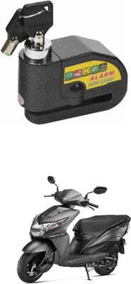 PRTEK Honda ALARAM BIKE DISC LOCK_UYH_45 Disc Lock(Black)