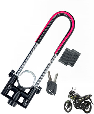 Generox Security Lock for SZ RR V2.0 Heavy Duty Red and Black SZ RR V2.0 U Lock(Black, Red)