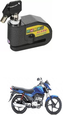PRTEK Mahindra ALARAM BIKE DISC LOCK_UYH_149 Disc Lock(Black)