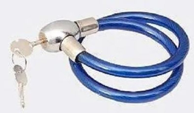 kapoor trading PJ__Bike Cable Lock_005 Cable Lock(Blue, Silver)