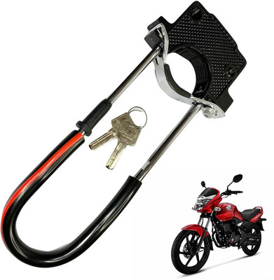 Dhe Best Bike Front Shocker Lock Wheel Lock For Honda CB Unicorn Bike Front Shocker Lock Wheel Lock For Honda CB Unicorn Wheel Lock(Black)