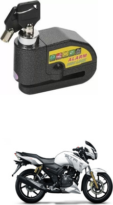 PRTEK TVS ALARAM BIKE DISC LOCK_UYH_13 Disc Lock(Black)