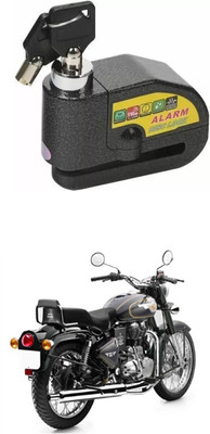 PRTEK Royal Enfield ALARAM BIKE DISC LOCK_UYH_25 Disc Lock(Black)