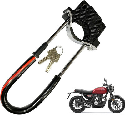 Dhe Best Bike Front Shocker Lock Wheel Lock For Honda hness Bike Front Shocker Lock Wheel Lock For Honda hness Wheel Lock(Black)