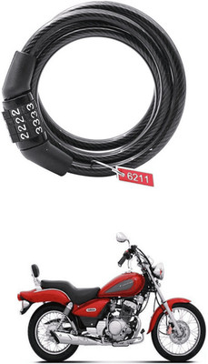 LOVMOTO universal 4 Digit Anti-Theft Protection Bike Cable Locks FOR Enti-cer universal 4 Digit Anti-Theft Protection Bike Cable Locks FOR Enti-cer Cable Lock(Multicolor)