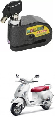 PRTEK Piaggio ALARAM BIKE DISC LOCK_UYH_66 Disc Lock(Black)