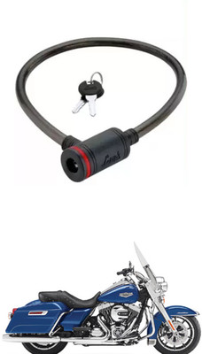 E-Shoppe Bike Cable Lock For Road King Cable Lock(Black)