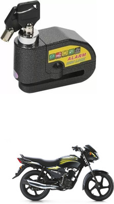 PRTEK TVS ALARAM BIKE DISC LOCK_UYH_151 Disc Lock(Black)