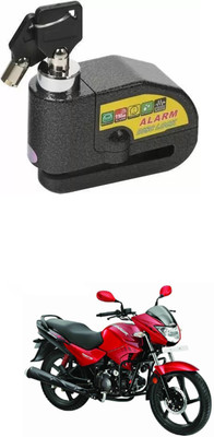 PRTEK Suzuki ALARAM BIKE DISC LOCK_UYH_82 Disc Lock(Black)