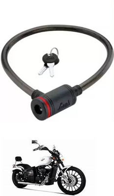 E-Shoppe Bike Cable Lock For Daytona 350 Cable Lock(Black)
