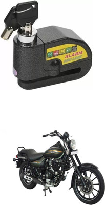 PRTEK Bajaj ALARAM BIKE DISC LOCK_UYH_19 Disc Lock(Black)