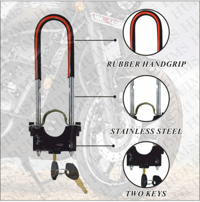 BuddyBuzz PJ_WHEEL LOCK_003 Wheel Lock(Black)