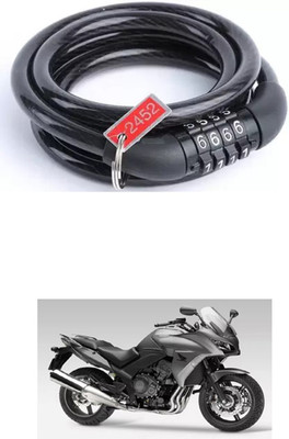 E-Shoppe Bike Number Smart Lock For CBF 1000 Quick Release Lock(Black)