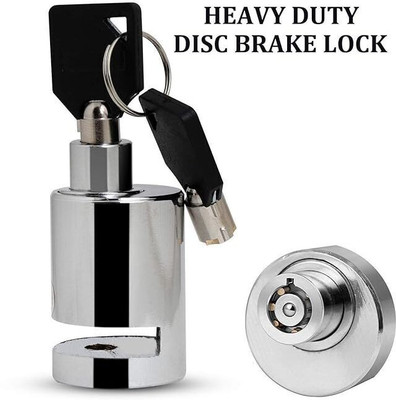 RACER'S EDGE Heavy Duty Disc Brake Lock for Bike Heavy Duty Disc Brake Lock for Bike Disc Lock(Silver)