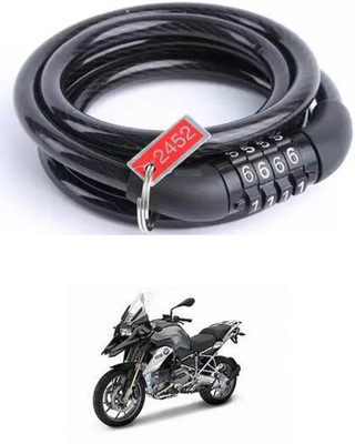 E-Shoppe Bike Number Smart Lock For R 1200 GS Quick Release Lock(Black)