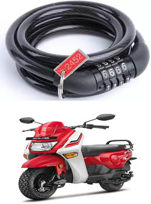 E-Shoppe Bike Number Smart Lock For CLIQ Quick Release Lock(Black)